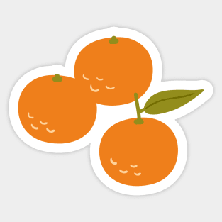 Yummy Tangerines Sticker